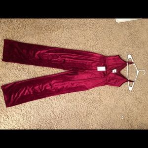 Co&Co velvet jumpsuit